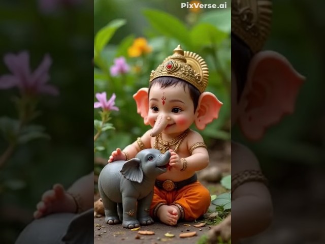 Jai ganapati #ganesh #ganpati #devotional #aarti #pooja #bhajan #bhakti#cute #youtubeshorts#trending