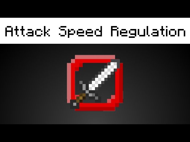 Minecraft 1.8 - Attack Speed Regulation - Mapmaking Trick