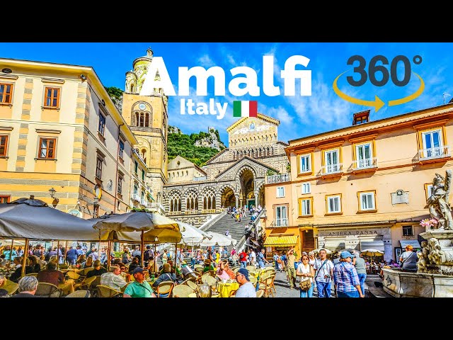 Amalfi Coast, Italy 🇮🇹 - 360° VR 4K Walking Tour  - September 2022