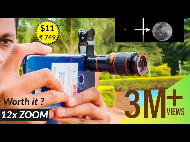 Mobile Lens 12x Zoom Worth it ? Quality Zoom Lens Review