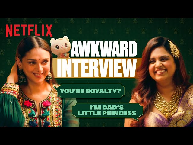 Aditi Rao Hydari & @aishmrj: AWKWARD INTERVIEWS, Heeramandi & Sanjay Leela Bhansali 👀