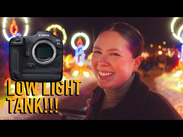 Canon R3 LOW LIGHT Test with the K&F Concept Mist Filter!