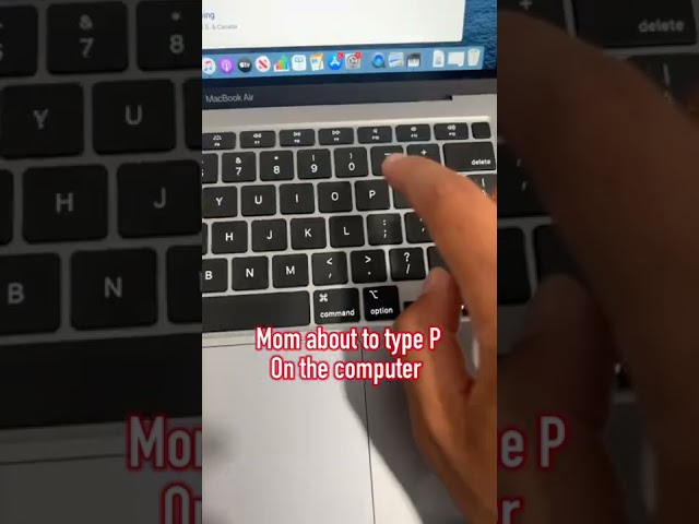 When mom types “P” on your computer 😭💀#shorts #viral
