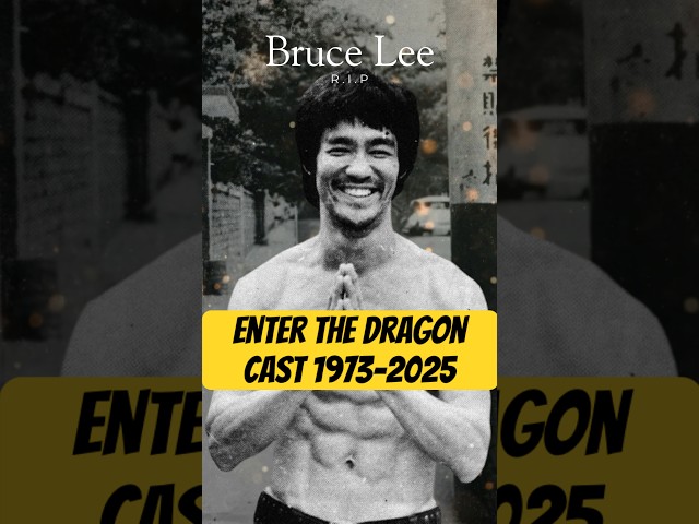 Enter The Dragon Cast Then 1973 and now #brucelee #enterthedragon #shorts