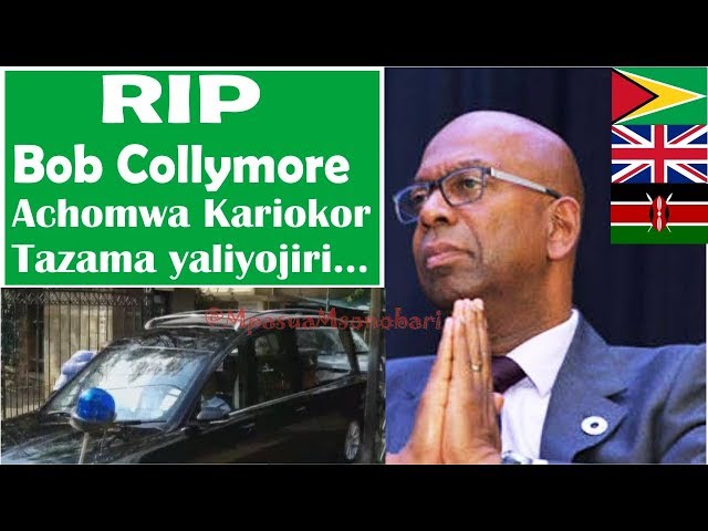 Cremation of Bob Collymore at Kariokor|Msafara wa mwili wa Bob Collymore kutoka Lee| Huzuni tele!