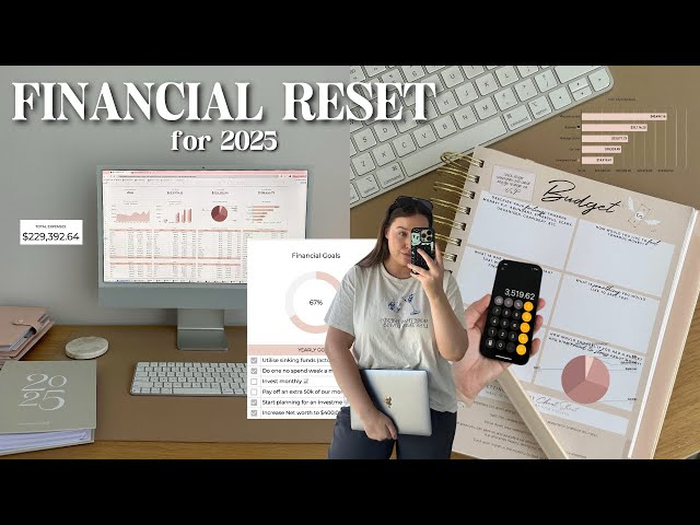 2025 FINANCIAL RESET 💰 setting up my budget, financial goals + annual spending review 💸