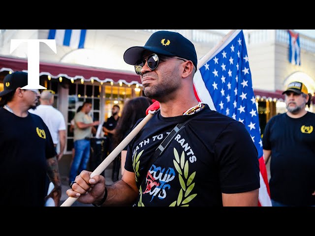 LIVE: Proud Boys leader arrives in Miami after Trump pardon