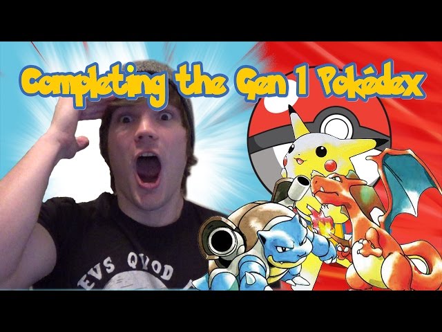 Pokemon Red/Blue COMPLETED Pokedex + Mew glitch // A Rad Bros Moment