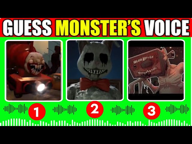 Guess MONSTER’S VOICE - Eat Monsters | Coffin Meme Part 10