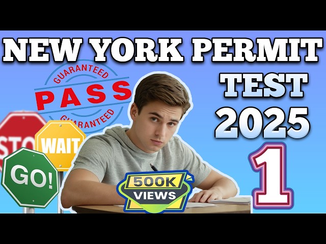 DMV Practice Test NY  2025 | Practice Permit Test NY  |  Part 01