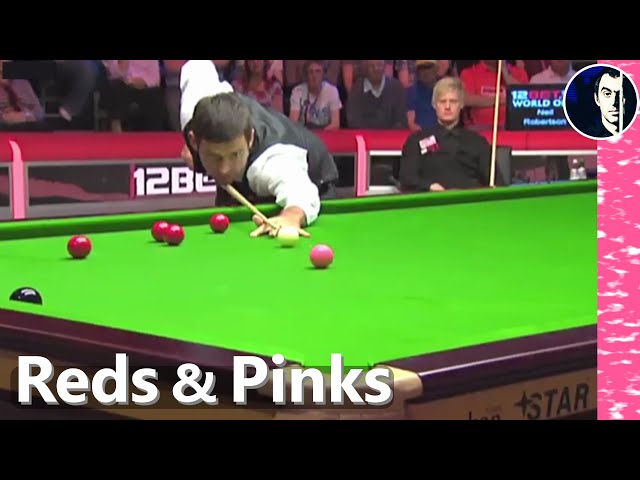 Ronnie O'Sullivan Aiming at All Reds & Pinks | Snooker