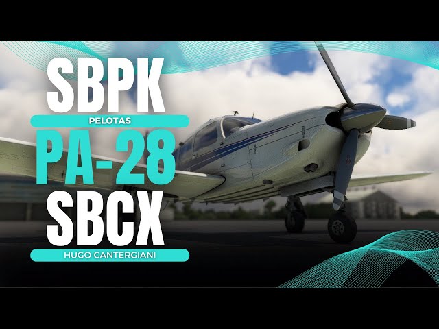 [LIVE] PIPER  /PELOTAS - SBPK ✈️HUGO CANTERGIANI SBCX #msfs2020 #xplane  #simulator