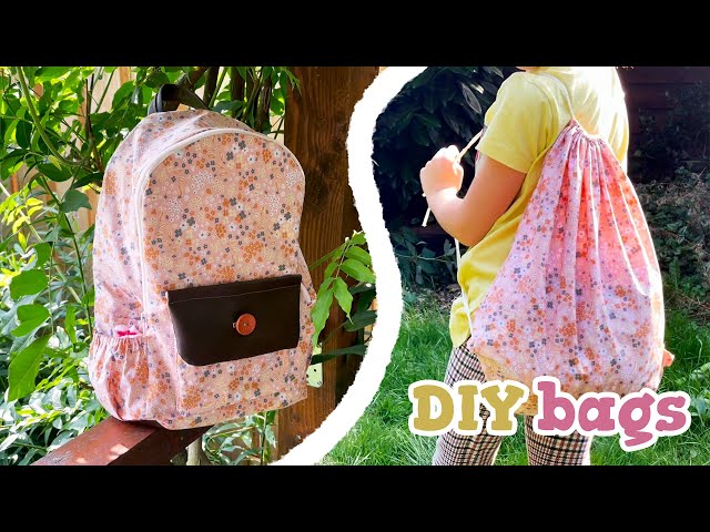 Back to school with my DIY school bags!