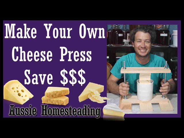 Make Your Own Cheese Press - Save $$$