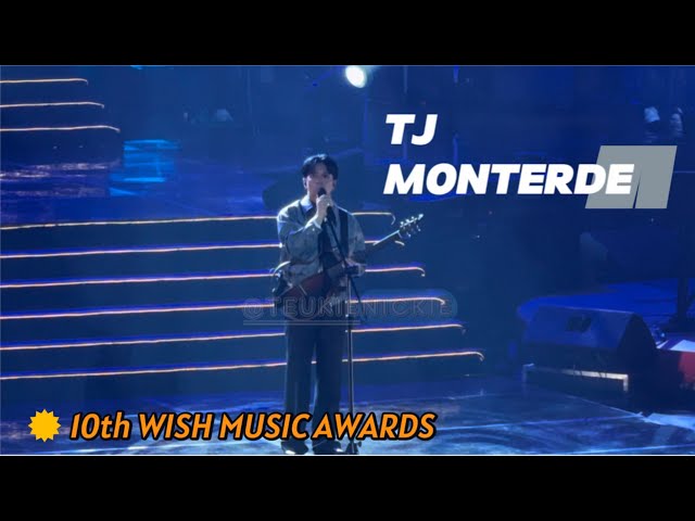 [4K] TJ MONTERDE "PALAGI" AT 10TH WISH MUSIC AWARDS