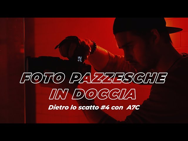 Ritratti PAZZESCHI in DOCCIA con A7C e 35mm - [Dietro lo scatto #4]