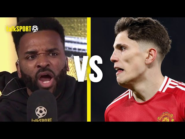 "You Don't Watch Football!" Darren Bent Angrily ARGUES With Man United Fan In HEATED Garnacho DEBATE