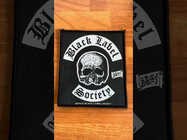 Oldschool bleibt Oldschool! Patch of the Day: Black Label Society #metal #aufnäher #kutte #patch