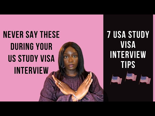 7 Tips for the US F1 STUDENT Visa Interview - How To Answer Your F1 Interview Questions Correctly