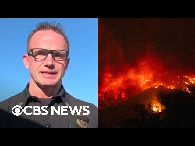 California fire chief breaks down the weather's impact on fire fighting efforts