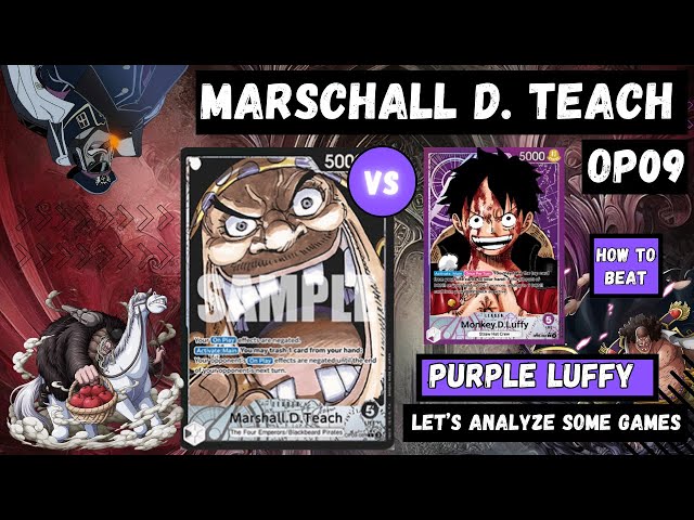 How to Beat Purple Luffy with Blackbeard in PO09! Ranked Matches & Strategy Guide | One Piece TCG