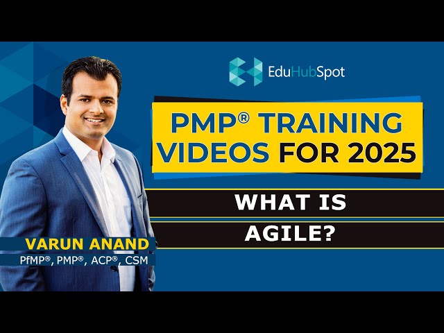 PMP 2025: PMP Certification: Introduction to Agile (2025): New PMP Exam Prep – Video 1