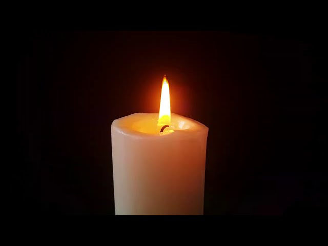 Burning Candle | 10 Hours | Relaxing Burning Flame | Video Only