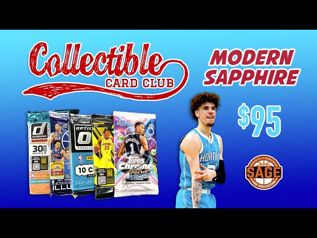 $95 Collectible Card Club Modern Sapphire Basketball Box 🔥 Plus Huge Gift Package!