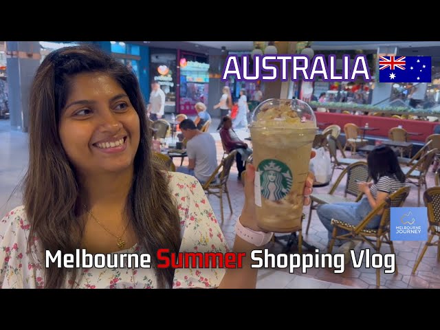 Melbourne Summer Shopping Vlog 🇦🇺 | කාපු රසම Pizza 🍕එකක් | සිංහල Vlog 🛍️