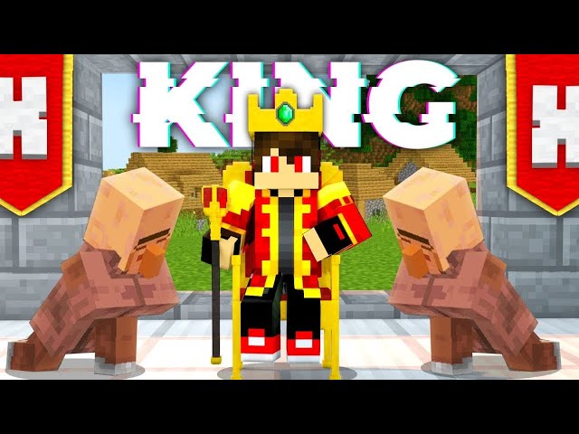 Becoming King In Minecraft Hardcore Multiplayer with 1 life!!