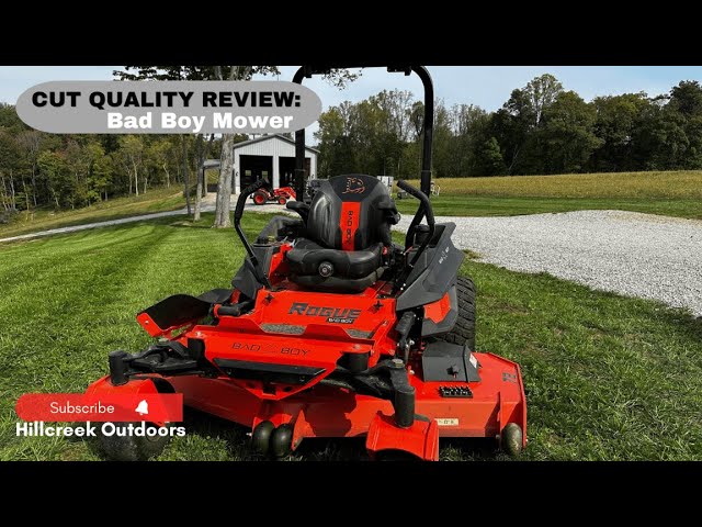 Bad Boy Mower Cut Quality Review