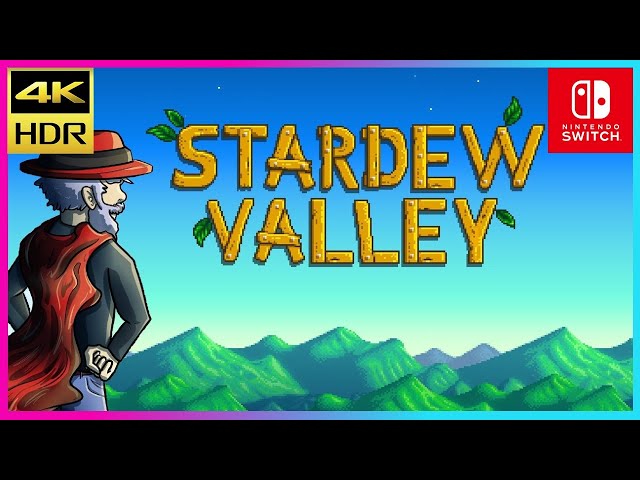 Stardew Valley Nintendo Switch Oled Dock Mode Gameplay | LG Oled 4K HDR