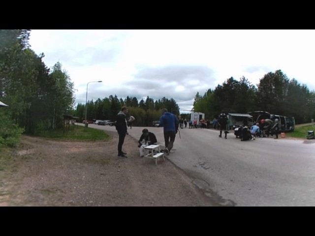 Walk Of Pain 2017 första supportzone i Sifferbo