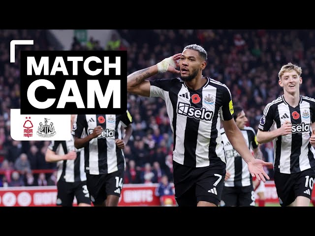 MATCH CAM 🎥 Nottingham Forest 1 Newcastle United 3 | Behind The Scenes