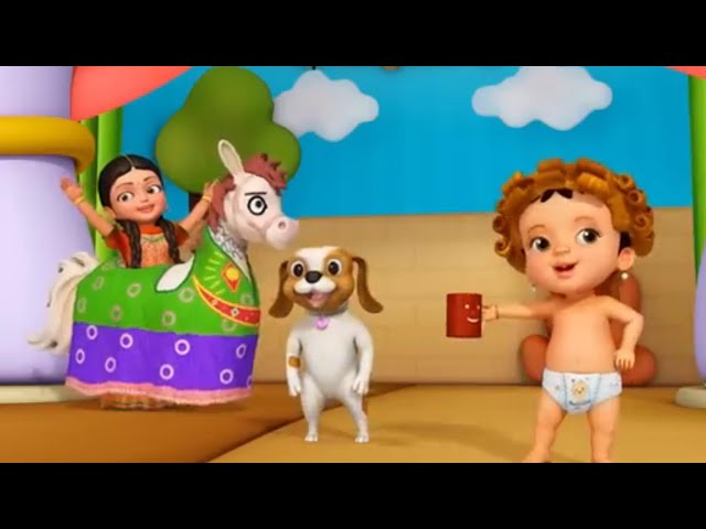 আম পাতা জোড়া জোড়া | Aam pata jora jora  song - cartoon video bangla