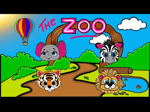 The Zoo! Meet Colorful Dancing Animals! 🎉