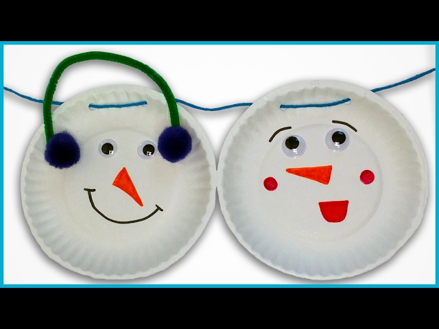 How to Make DIY Snowman Garland Christmas Decorations