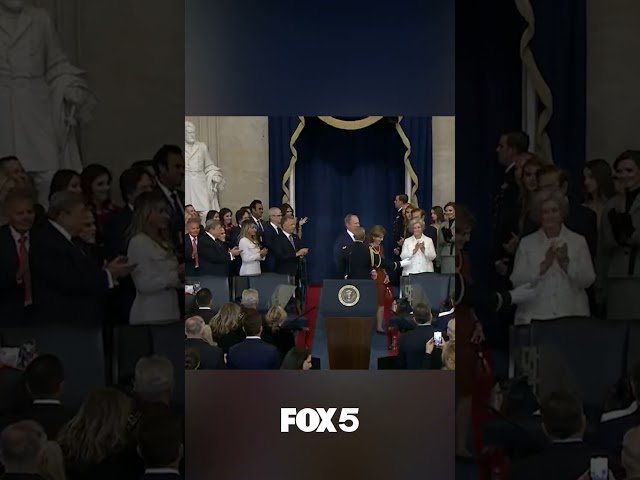 The former presidents and their wives, sans Michelle Obama, arrive at Donald Trump's Inauguration