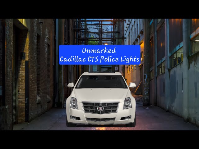 Cadillac CTS Police Lights install