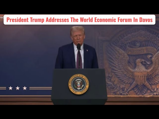 Trump LIVE: President Donald Trump addresses the World Economic Forum In Davos | US News LIVE