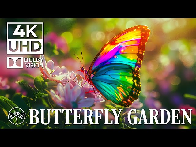 Butterfly Garden 4K  Relaxing Insect Film with Soothing Music  • 4K Video UHD #5