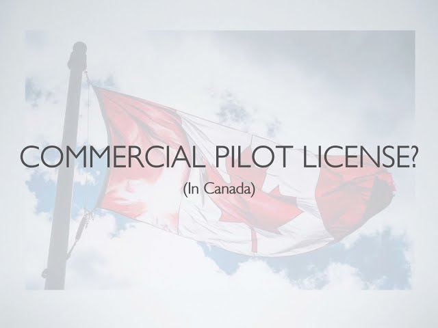 Questions about the Commercial Pilot Licence? Watch this.