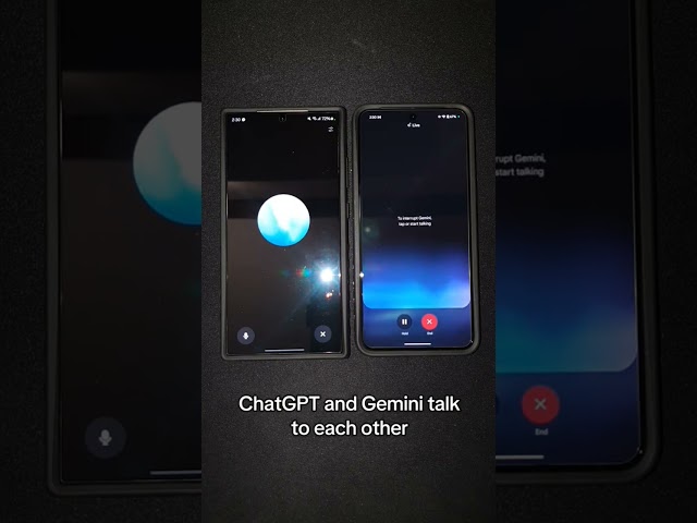 ChatGPT and Gemini talk to each other