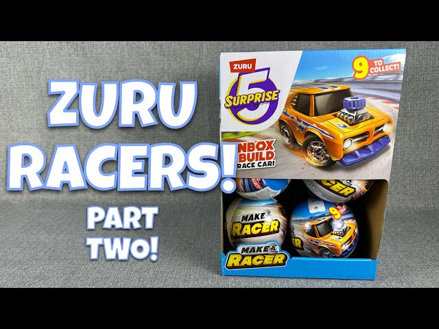 ZURU 5 SURPRISE MAKE A RACER OPENING PART 2! DID WE OPEN THE RARE?