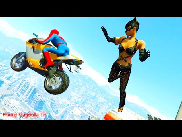 GTA 5 Epic Ragdolls/Spiderman Compilation Ep.2 (GTA 5, Euphoria Physics, Fails, Funny Moments)