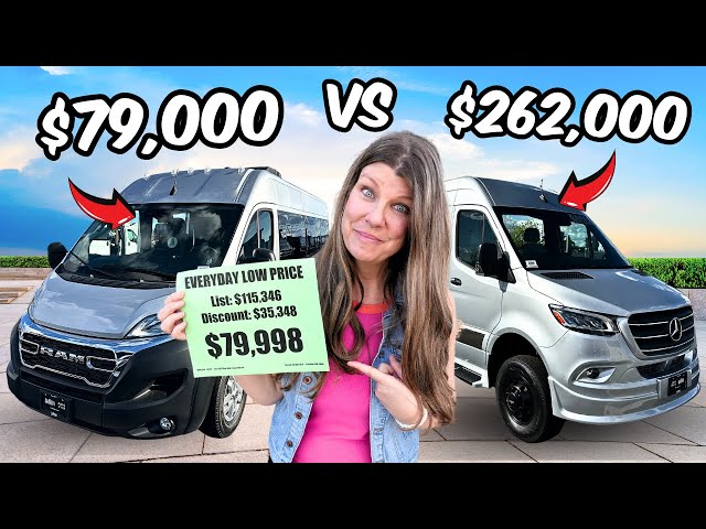 Cheapest Van vs. Most Expensive Van in 2024 (Class B Camper Vans)