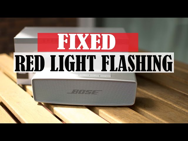 BOSE Soundlink Mini II: Will Not Charge - Red Flashing Light issue | Easy Fix