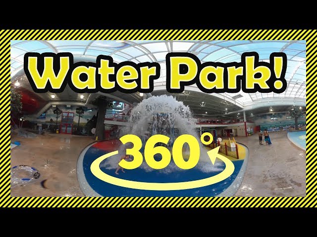 Water Slides in 360 Degrees! - VR Enhanced Video of Family Trip to the Water Park