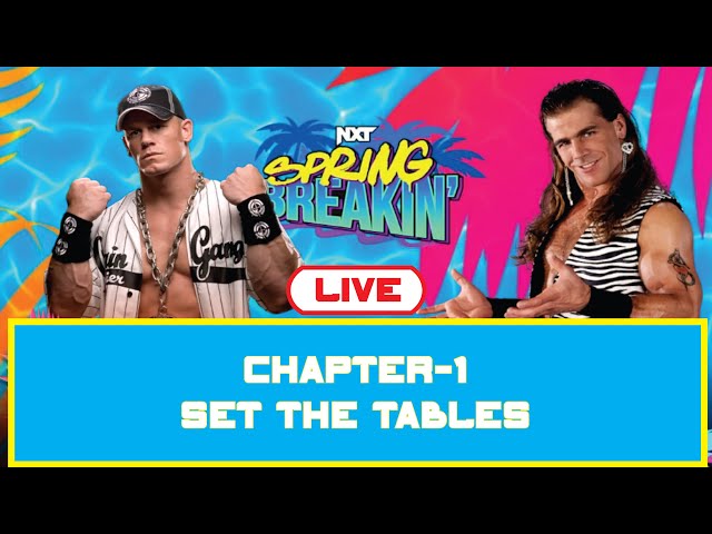 CHAPTER 1: Set The Tables , John Cena Vs Shawn Michaels , WWE 2k24 Gaming Live Stream