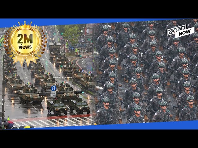 [Video] S. Korea holds military parade in downtown Seoul for 1st time in decade